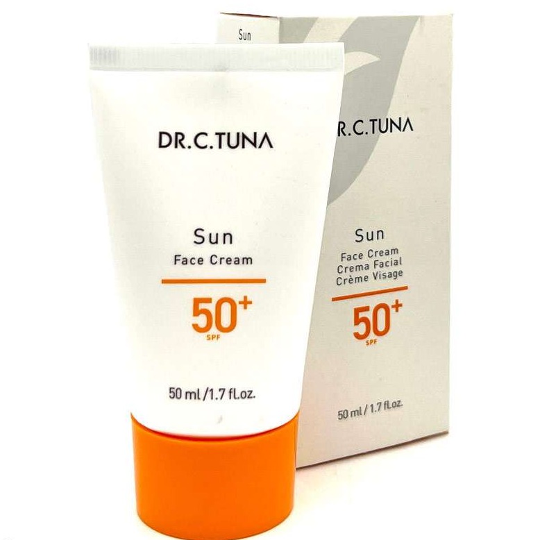 ضد افتاب دکتر تونا مدل face sun cream +50 sp حجم 50 میل