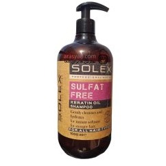 شامپو کراتین سولکس فاقد سولفات Sulfate Free حجم 1000 میل